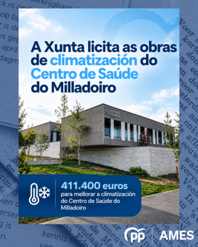 Licitacion Xunta climatizacion Milladoiro
